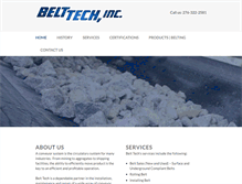 Tablet Screenshot of belttechinc.com